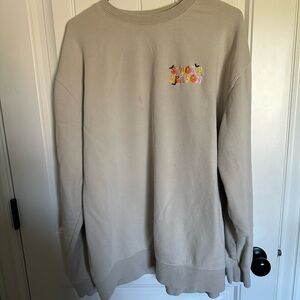 Little Mama Shirt Shop Spooky Season Beige Crewneck Sweatshirt